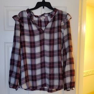 Loft Long Sleeve Tunic Shirt